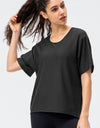 Round Neck Short Sleeve Active Tee