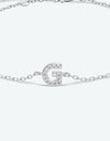 G To K Zircon 925 Sterling Silver Bracelet