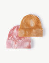 Tie-Dye Ribbed Cuffed Beanie