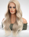 13*2" Lace Front Wigs Synthetic Long Wave 25" 150% Density