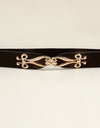 Alloy Buckle Elastic Belt