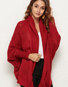 Open Front Dolman Sleeve Longline Cardigan