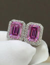 Shiny and Elegant 2 Carat Moissanite Stud Earrings