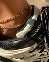 Stainless Steel Twist Chain Ankle Bracelet