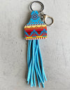 Chimney Shape Fringe Detail Key Chain