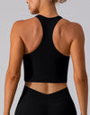 Square Neck Racerback Cropped Tank