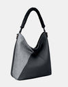 David Jones Woven Handle PU Leather Handbag