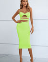 Cutout Spaghetti Strap Bodycon Dress