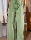 Side Slit Wide Leg Pants