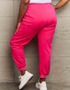 Simply Love Full Size PINK Graphic Sweatpants