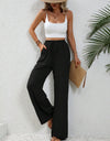 Wide Leg Drawstring Pants