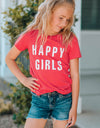 Girls Letter Graphic Short Sleeve T-Shirt