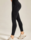 Wide Waistband Long Active Pants