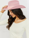 Fame Western Cutie Cowboy Hat in Pink