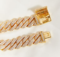 Alloy Inlaid Zircon Bracelet