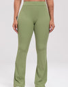 Ruched High Waist Bootcut Active Pants