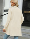 Open Front Long Sleeve Cardigan