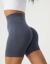 High Waist Wide Waistband Active Shorts