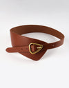 Irregular PU Leather Belt