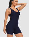 Crisscross Wide Strap Active Romper