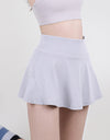 High Waist Pleated Active Skirt