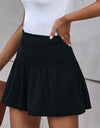 Smocked Wide Waistband Shorts