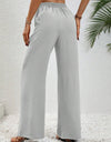 Wide Leg Drawstring Pants