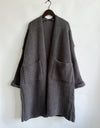 Open Front Long Sleeve Cardigan with Pockets