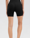 Wide Waistband Slim Fit Sports Shorts