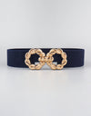 Zinc Alloy Buckle Elastic Belt