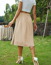 High Waist Midi Skirt