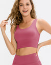 Scoop Neck Long Sports Bra