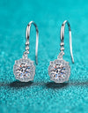 925 Sterling Silver Moissanite Hook Earrings