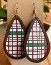 PU Teardrop Earrings