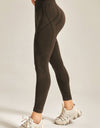 Wide Waistband Long Active Pants