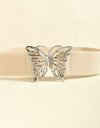 Butterfly Alloy Buckle Elastic Belt