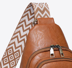 Adored It's Your Time PU Leather Sling Bag