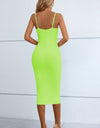 Cutout Spaghetti Strap Bodycon Dress