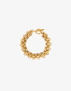 Gold-Plated Toggle Clasp Bracelet