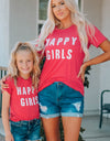 Girls Letter Graphic Short Sleeve T-Shirt