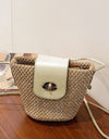 Adored Straw Bucket Bag