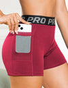 Elastic Waist Active Shorts with Pockets