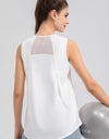 Round Neck Wide strap Active Tank