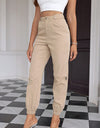 High Waist Pants with Pockets