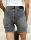 Judy Blue Full Size High Waist Washed Denim Shorts