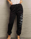 Simply Love Full Size Lunar Phase Graphic Sweatpants