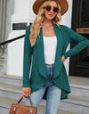 Open Front Long Sleeve Cardigan