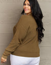 Zenana Kiss Me Tonight Full Size Button Down Cardigan in Olive