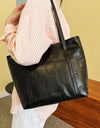 Textured PU Leather Handbag