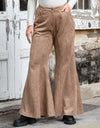 Plus Size Pocketed Flare Pants